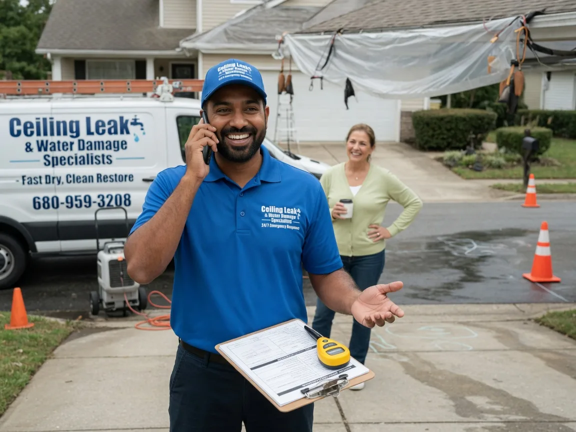 Ceiling Leak Cleanup Alvin, TX FAQs